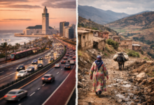 البنية التحتية بين المدن الكبرى و المدن القروية