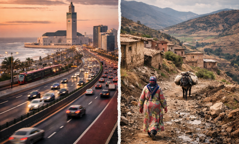 البنية التحتية بين المدن الكبرى و المدن القروية