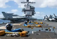 حاملة الطائرات الأمريكية “جيرالد فورد” تعبر قبالة سواحل المغرب في طريقها نحو الشرق الأوسط